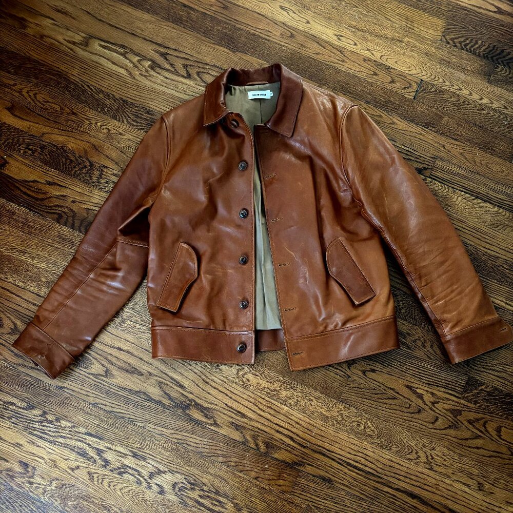 The Moto Jacket in Whiskey Steerhide